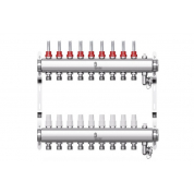 Коллектор нерж. Wester W902 1-3/4 в сборе с расходомерами на 9 выходов