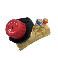 Клапан баланс. ручной с измер. ниппелями Wester ДN25 G1" ВР Kvs 8,59