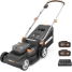 Газонокосилка аккумуляторная бесщеточная WORX WG745E, 41 см, 40В, 4Ач х2, ЗУ 2А х2, коробка