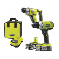 Набор инструментов Ryobi R18DDSDS-LL15S ONE+
